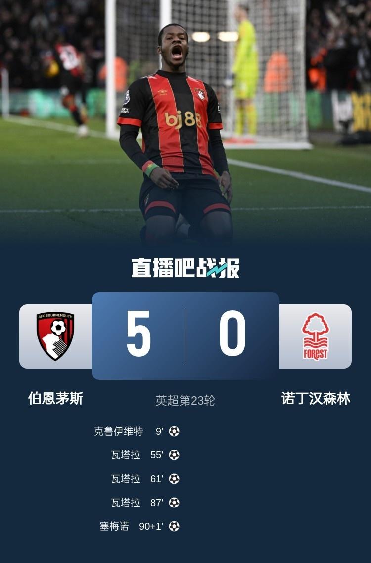 包含伯恩茅斯遭遇连败,英超保级战况愈发紧迫的词条 包含伯恩茅斯遭遇连败,英超保级战况愈发紧迫的词条